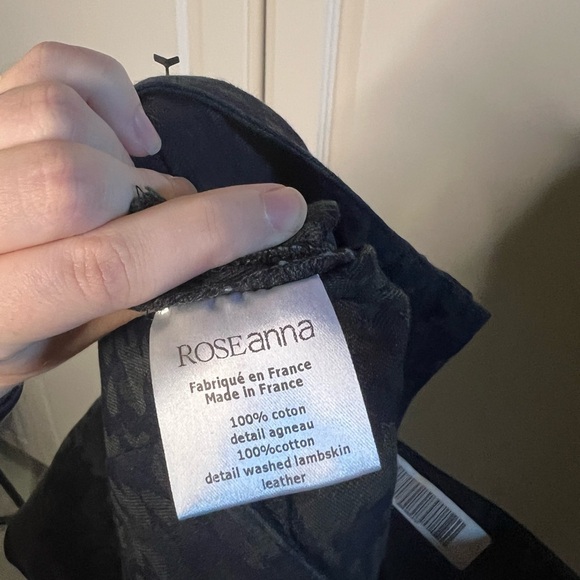 Roseanna Equestrian Inspired Made in France Camo Trousers with Leather Details - Picture 14 of 15